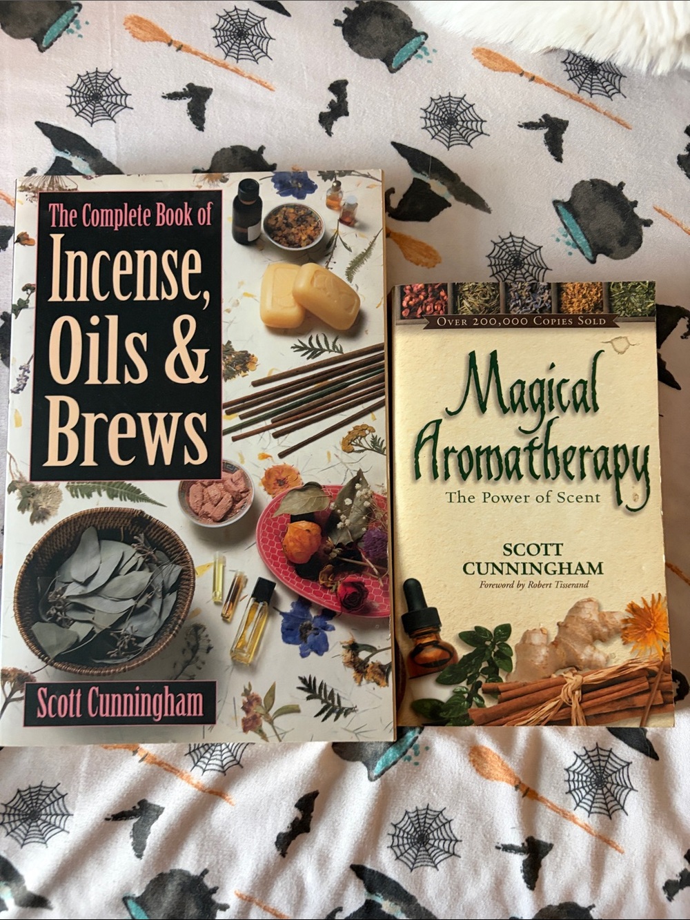 Incense, Oils & Brews + Magical Aromatherapy Book Set of 2. By Scott Cunningham